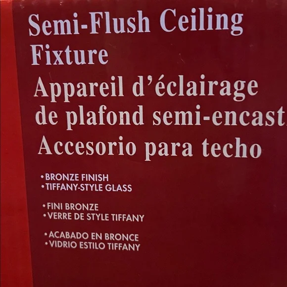 Portfolio Semi-Flush Ceiling Fixture - Picture 3 of 8